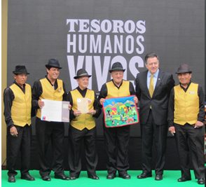Ceremonia de reconocimiento Tesoros Humanos Vivos